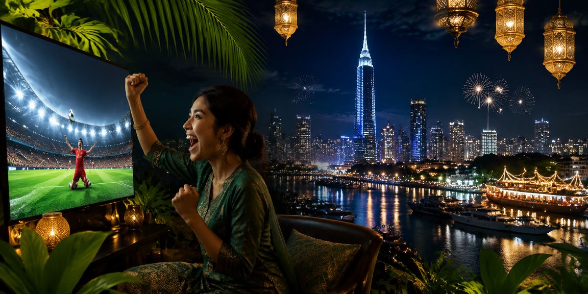 Pemain Kuala Lumpur bermain kasino langsung dalam talian sempena musim perayaan Hari Raya bersama keluarga