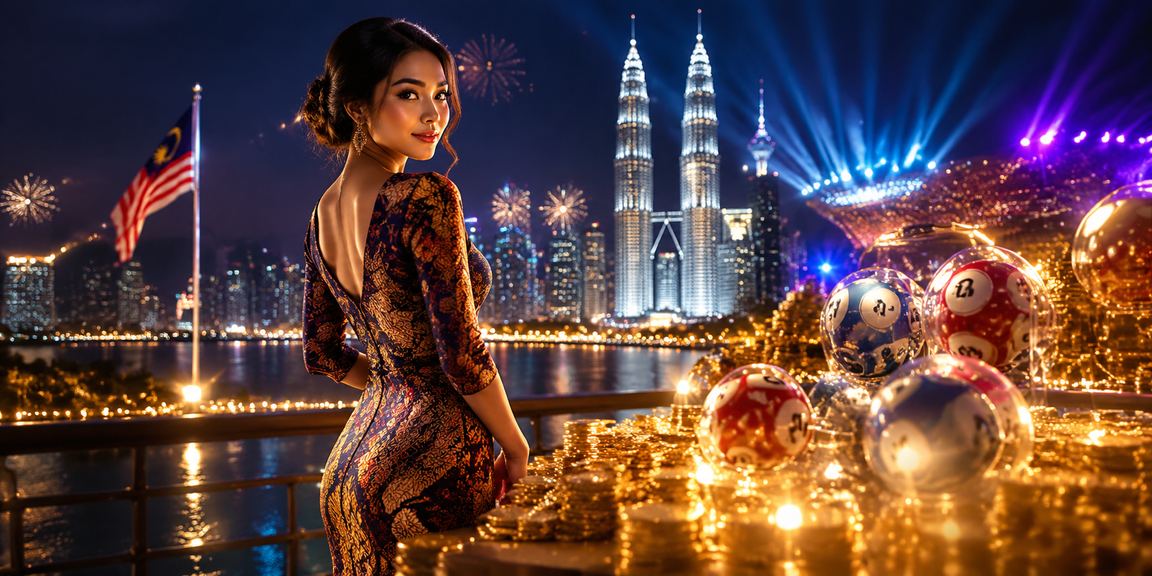 Pengguna Malaysia berpakaian batik menikmati pengalaman hiburan dan pertaruhan dalam talian di Kuala Lumpur