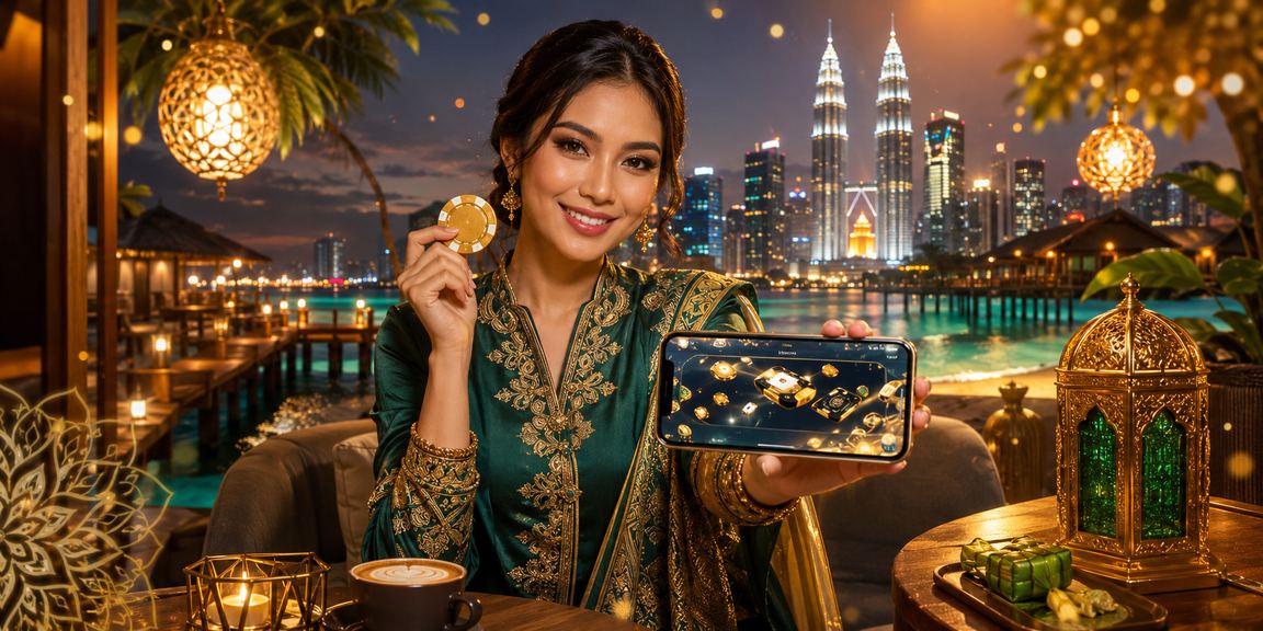 Pengguna di Sabah bermain kasino mudah alih sempena musim perayaan Hari Raya